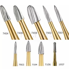 Dental Trimming&Finishing Gold Burs Carbide Burr 7901/7902/7404/7406/7408