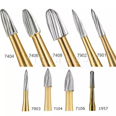 Oral B Dentifrice Dental Gold Tungsten Carbide Burs Trimming - Foto 11