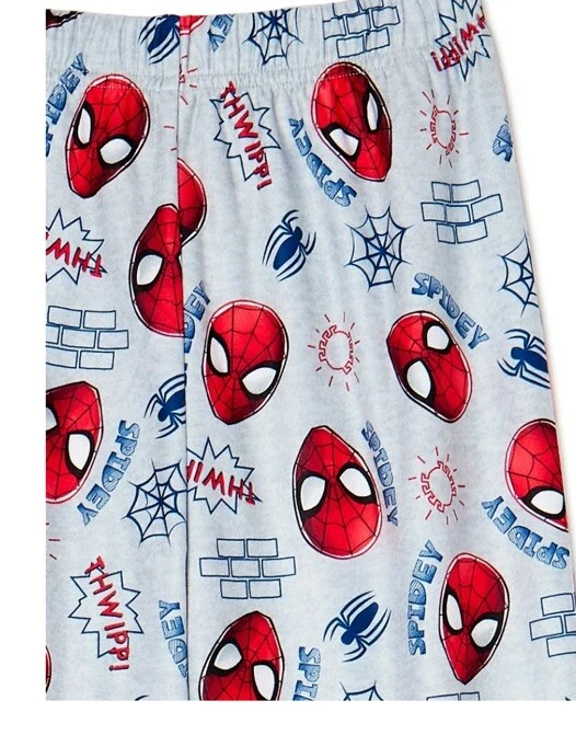Pijama Spider-Man Niños Franela Gris Spiderman Pared Rastreo Juego para Dormir Grande 10/12 Foto 3 de 3