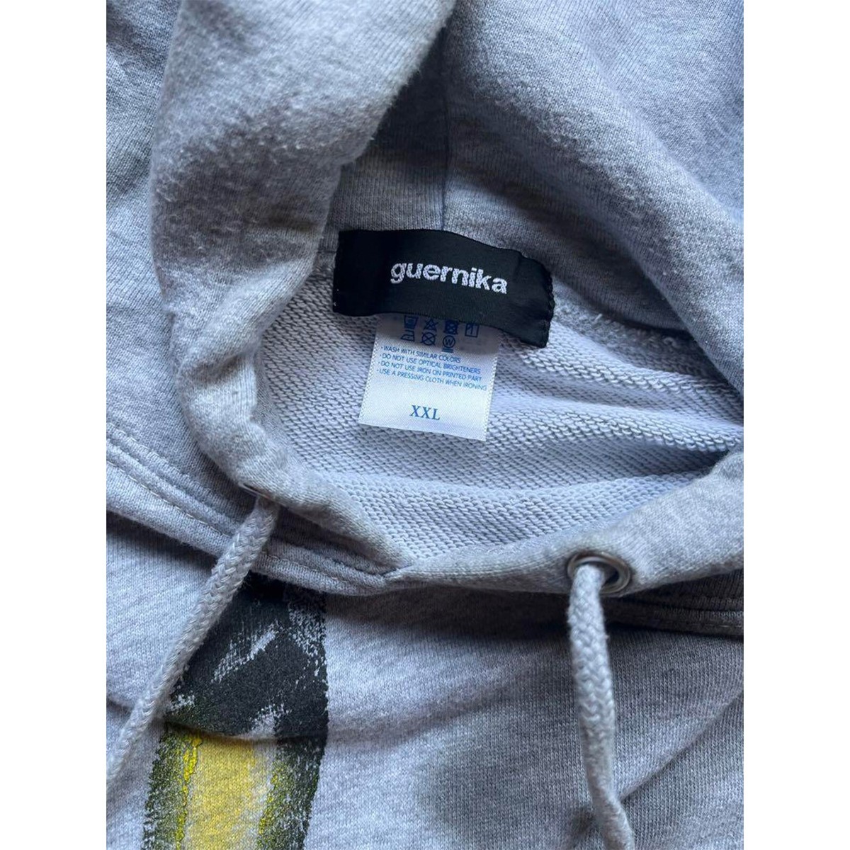 guernika Pokémon Pikachu Pullover Hoodie Gray XXL Unisex One-of-a 