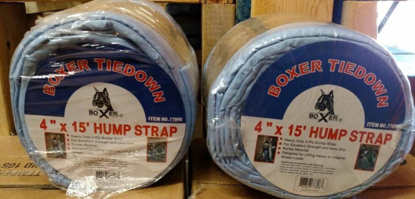 Big Boxer Tie Down Hump Straps 4" x 15' HeavyDuty Moving 2 Pack eBay