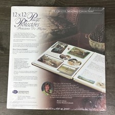 Creative Memories 12 x 12 Page Protectors  16 Sheets 1999 Old Style New Sealed