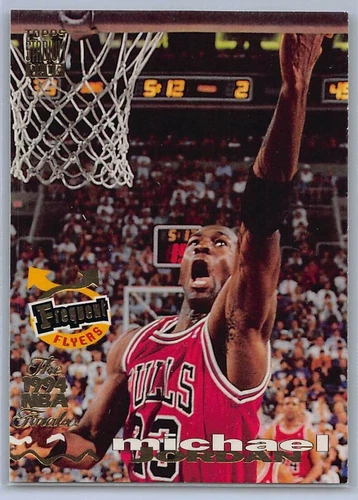 1993-94  MICHAEL JORDAN Topps Stadium Club NBA FINALS LOGO Basketball Card # 181