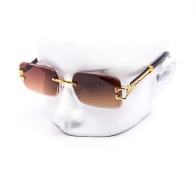 Gafas De Sol Lentes De Moda Para Humbres Nuevo Moderno Sunglasses Rimless Square