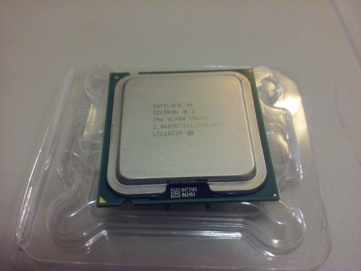 【新品未開封】Intel Celeron D Processor 346+ Intel® Celeron® D Processor 346 256K Cache, 3.06 GHz 533