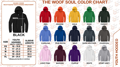 Gildan 18500 Unisex Hoodie G185 Heavy Blend Hooded Sweatshirt