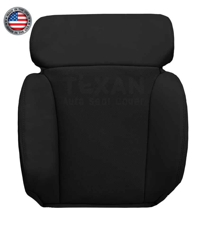 Front Seat Cover Perforated Leather Black For 2006-2011 Lexus GS430 GS450H GS460 - Image 2 of 4