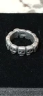 Vintage 925 Sterling Silver Skulls Ring Size 6.5 Hallmarked