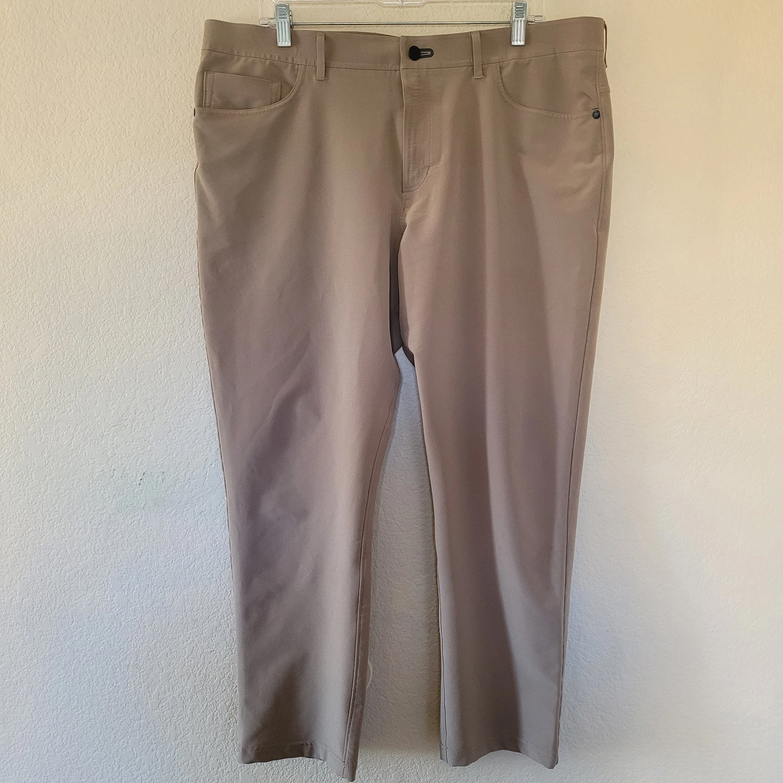 Public Rec Pants Mens 38x30 Beige Dealmaker Performance 5 Pocket Pant Stretch