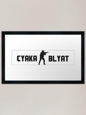 Counter Strike Global Offensive Cyk gerahmtes Wandbild Poster Leinwanddruck Bild