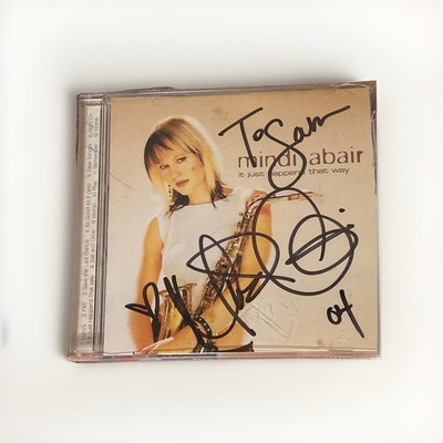 It Just Happens That Way  by Mindi Abair (CD 2003 GRP) Signed Disc & Cover!