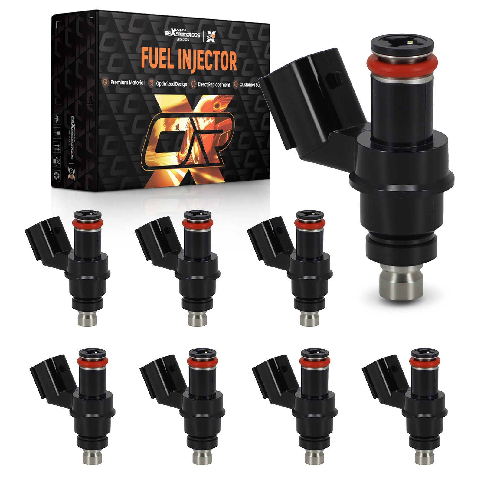 8Pcs Fuel Injectors Set for Suzuki King Quad 400 GSX-R1000 2011-2013 Kit thumbnail 2
