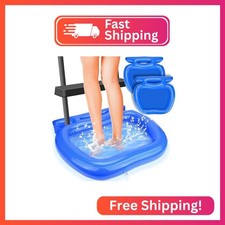 Inflatable Pool Foot Bath Basin,Foot Soaking Bath Basin for Swimming Pool Clean