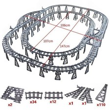Track Straight Curved Crossing Rail for Lego ...