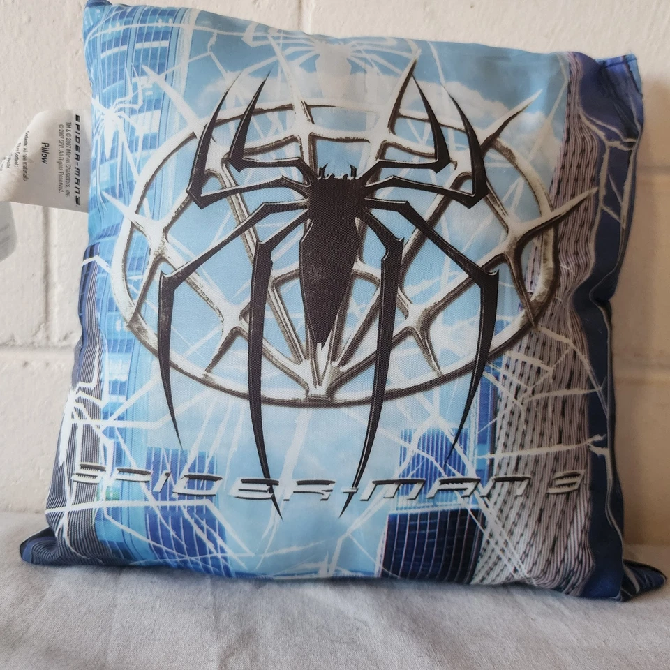 Spider Man 3 Pillow Cushion Small 8" Official 2007 Marvel Comics Funtastic - Image 3 of 4