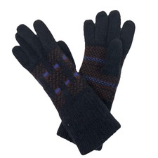 Aris VTG Women  s Gloves Angora Lambswool Charcoal Natural Warmth