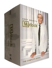 Matlock The Complete Series Season 1-9 DVD 2015 52-Discs Box Set NEW/ Region 1