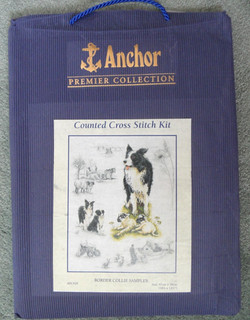 ANCHOR PREMIER COLLECTION BORDER COLLIE APC412 COUNTED CROSS STITCH KIT