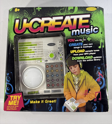 Mattel Radica! U-CREATE Music Effects Sampler Mixer DJ Portable Recorder