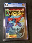 AMAZING SPIDER-MAN 200 vs Burglar ORIGIN 1980 WHITE PAGES! Newsstand CGC 7.5