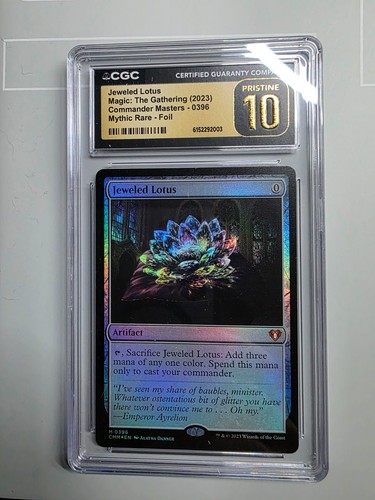 Jeweled Lotus Commander Masters Jeweled Lotus Mythic Foil #396