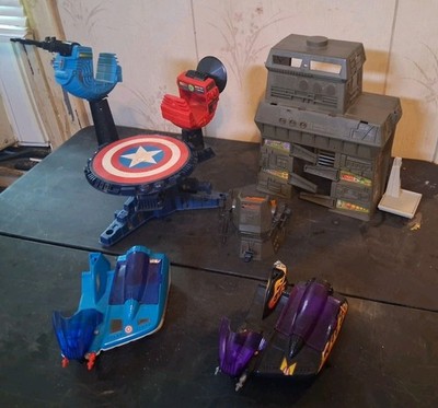 Marvel Secret Wars Tower Of Doom FREEDOM Fighter Turbo Cycle Doom Cycle LOT