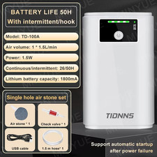 Fish Tank Oxygen Pump Charging Dual-Purpose Air Pump Usb Lithium Battery Househo