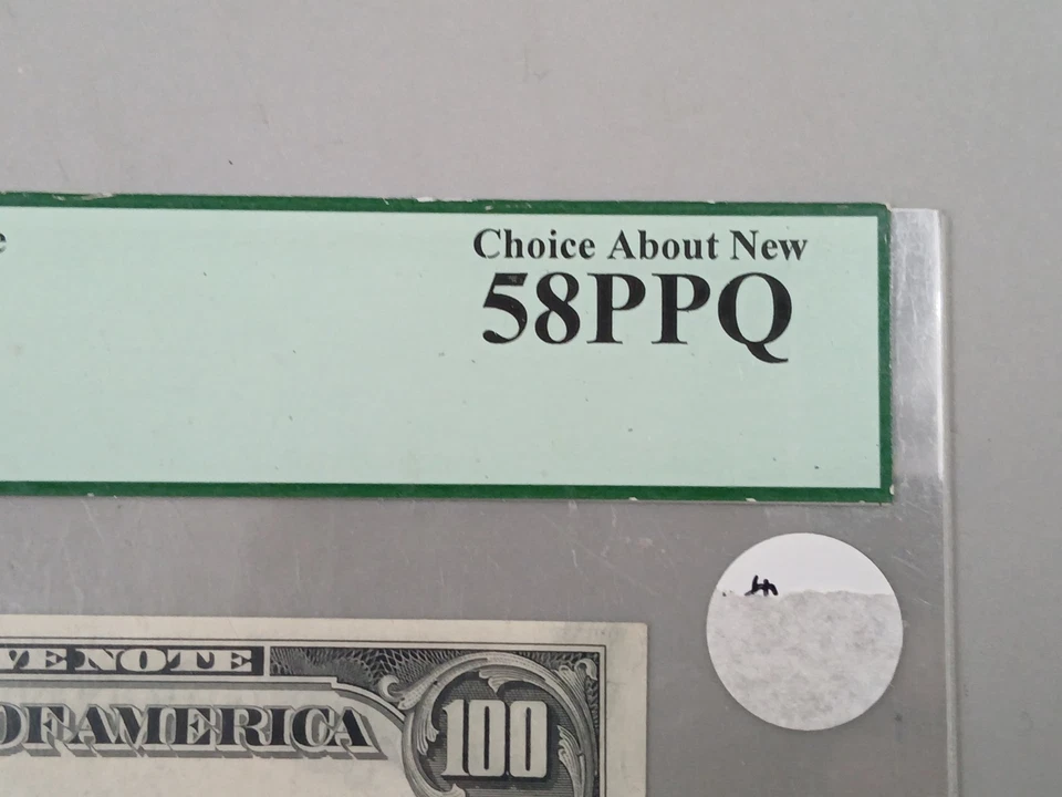 US St. Louis Star 1950B $100 FR# 2159-H Priest-Anderson PCGS AU 58 Bill - Image 3 of 4
