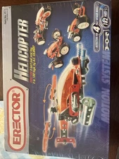 ERECTOR 4570 Helicopter 4 Detailed Models Motion System 182 Piece MECCANO 2003