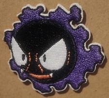 Gastly Ghost/Poison-type Pok mon franchise embroidered Iron on patch