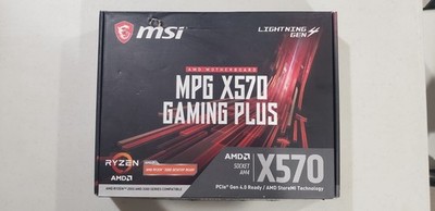 MSI MPG X570 GAMING PLUS AMD X570 ATX AM4 DDR4 Motherboard