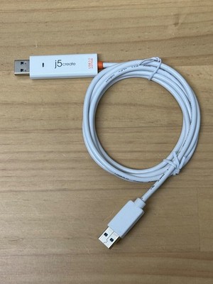 j5create JUC500 USB 3.0 Wormhole Switch cable. File sharing PC-to-PC, Mac-to-PC