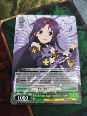 Weiss Schwarz: Undefeated Super Swordsman, Yuuki - Holo SAO/S47-E026