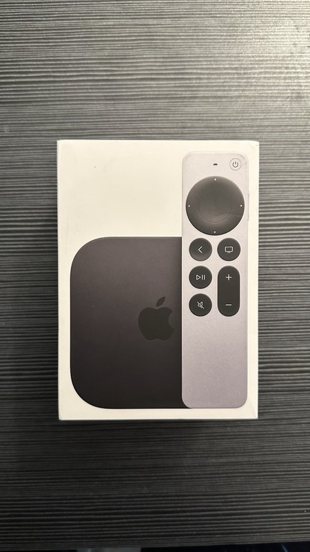 NEW IN BOX Apple TV 4K 3rd Gen 128GB Wi‑Fi + Ethernet 4K Black MN893LL/A
