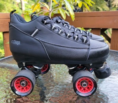 Chaya Ruby Skates EU 42 Black Octo Propell Wheels Glass Fiber Shell Roller Derby