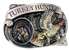 THE TURKEY HUNTER BIRD HUNTING COMMEMORATIVE BELT BUCKLE