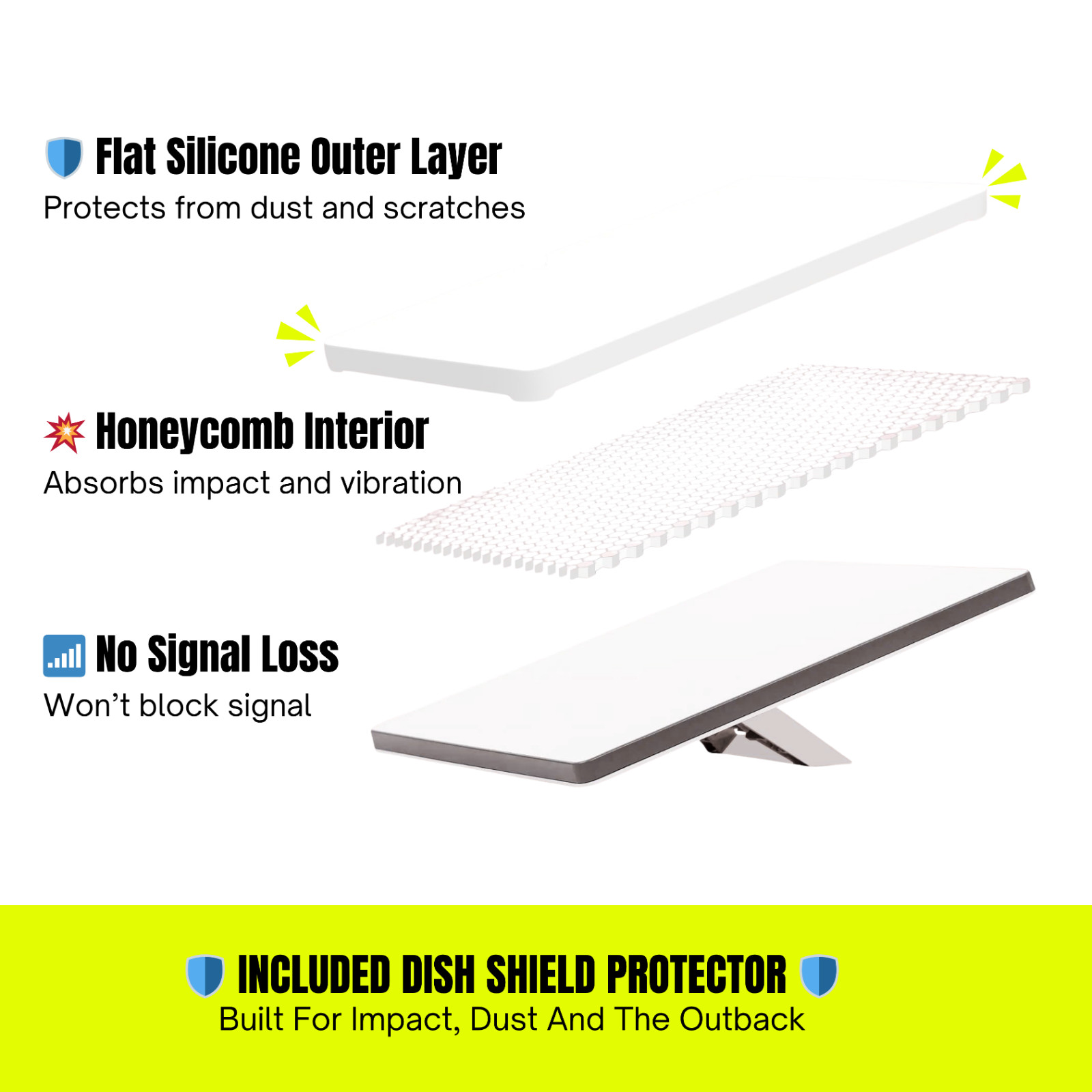 XL Starlink Mini Roof Rack Mount with Dish Shield Protector SAME DAY DISPATCH