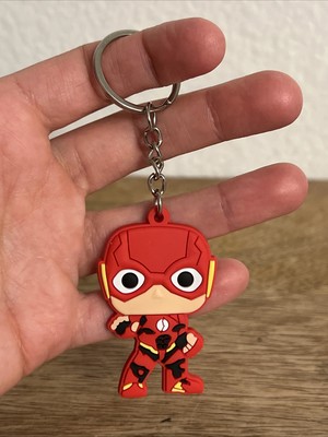 The Flash 2  Figure Silicone Keychain Backpack Keyring