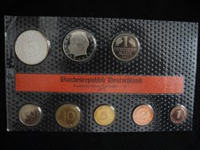 Deutschland Kursm&uuml;nzensatz KMS Jahrgang 1971 G (Karlsruhe) Polierte Platte PP