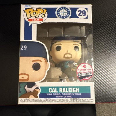 #ad Funko Pop MLB Cal Raleigh #29 Seattle Mariners T Mobile Park Exclusive SGA Mint $119.99