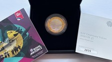 2018 RAF CENTENARY THE VULCAN £2 SILVER PROOF - Boxed/coa/outer