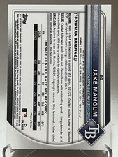 2025 BOWMAN CHROME JAKE MANGUM RED ROOKIE REDEMPTION REFRACTOR 