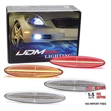 Semi-clear Lens Amberred Full Led Frontrear Bumper Clear Lens Amberred Leds