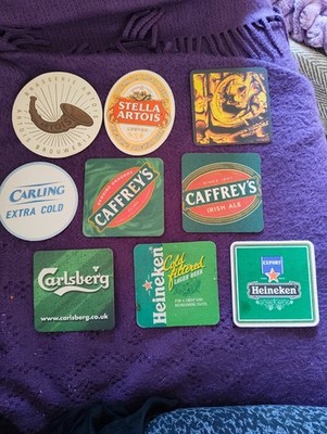 42 x Bierdeckel (Anfang 2000er Jahre) - Boddingtons/Worthingtons/Fosters/Stella/Carlsberg