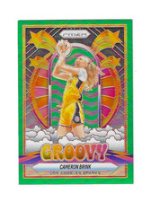 2025 Panini Prizm WNBA Cameron Brink Green Groovy Insert #2