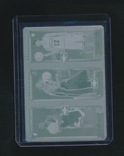 DWYANE WADE T.J. FORD HINRICH 2003-04 TOPPS ROOKIE MATRIX CYAN PRESS PLATE 1/1