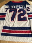 Tage Thompson Buffalo Sabres Autographed Team USA Olympics Jersey JSA Certified