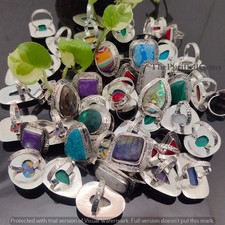 Adjustable Minimal Rings Mix Gemstone Rings Lot Rings Lot Handmade Jewelry Gift