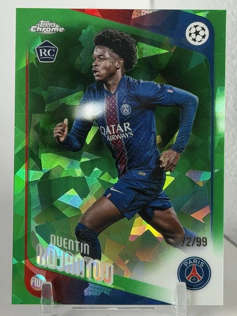 2025-26 Topps Chrome Sapphire UEFA Club Competitions UCC - QUENTIN NDJANTOU #/99