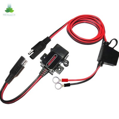 Motopower USB-Ladegerät Motorrad 3,1A GPS Telefon Sportkamera